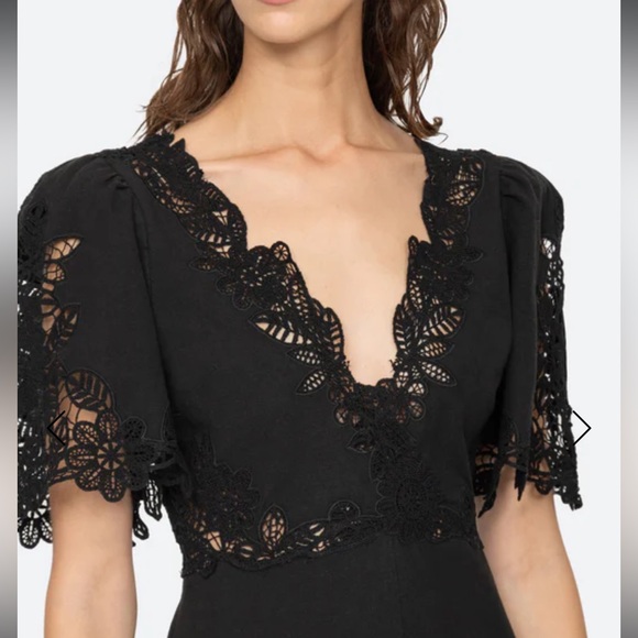 NWT Sea NY black Marcella Dress size 14 - Picture 3 of 7